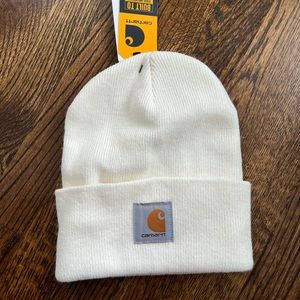 New With Tags - Carhartt Knit Cuffed Beanie Winter White